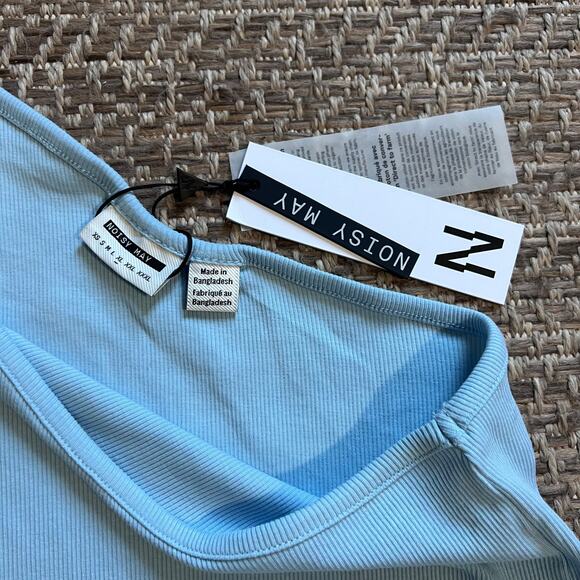 Noisy May Cropped One Shoulder Top Sz Large - Picture 2 of 4